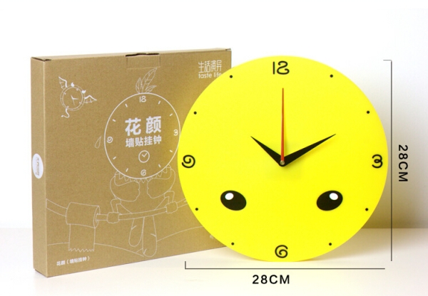 Настенные часы-наклейки для детской комнаты